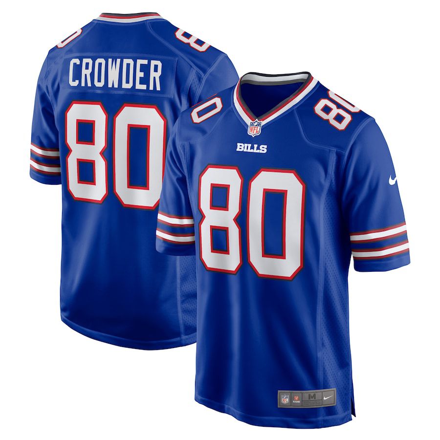 Men Buffalo Bills #80 Jamison Crowder Nike Royal Game NFL Jersey->new england patriots->NFL Jersey